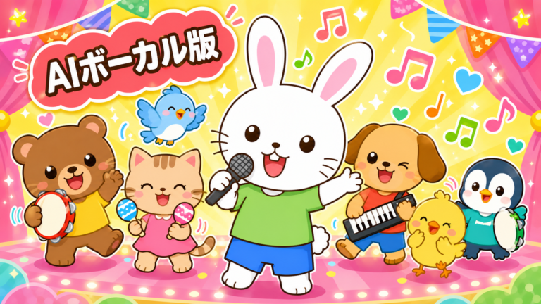 テーマソングをAIで作りました！（本人は歌っていません）